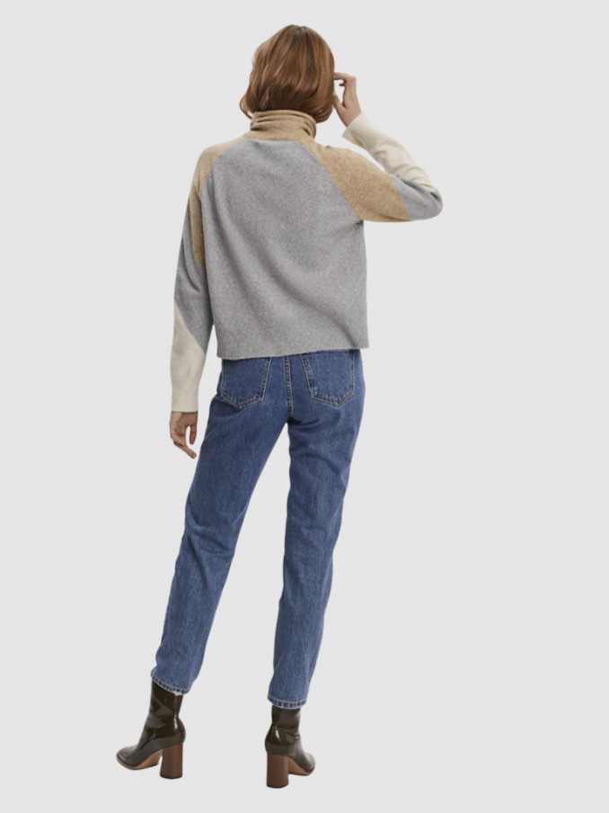 Prendas de Punto Mujer Gris Vero Moda