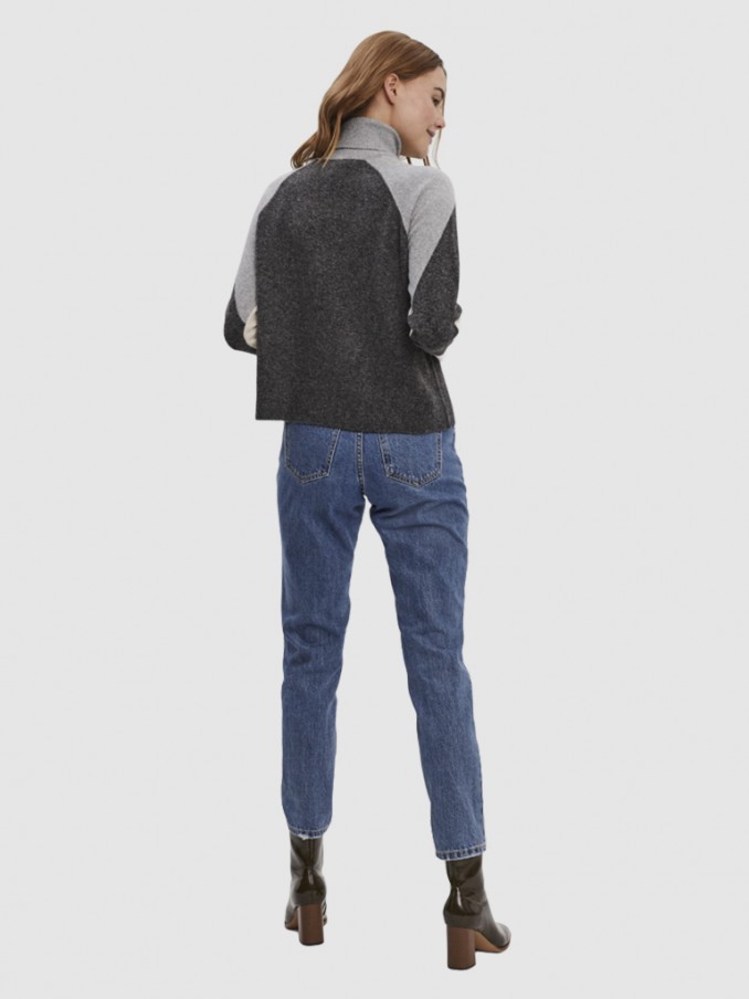 Prendas de Punto Mujer Gris Oscuro Vero Moda