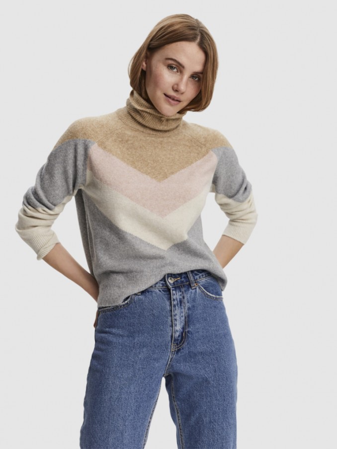Knitwear Woman Grey Vero Moda
