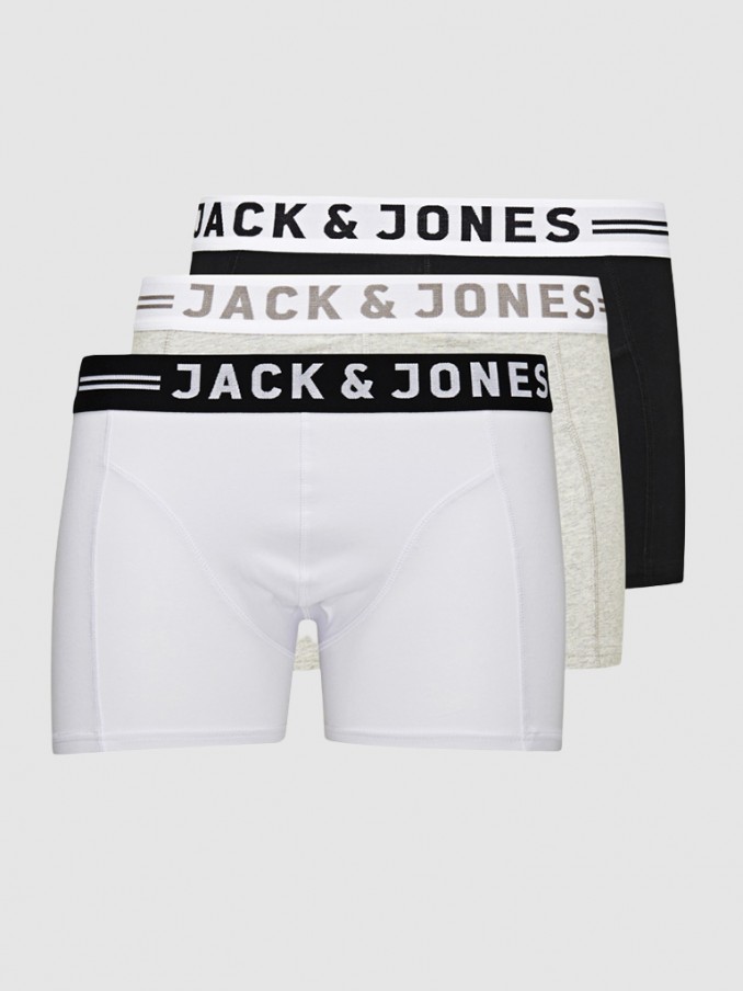 Calzoncillos Hombre Gris Jack & Jones