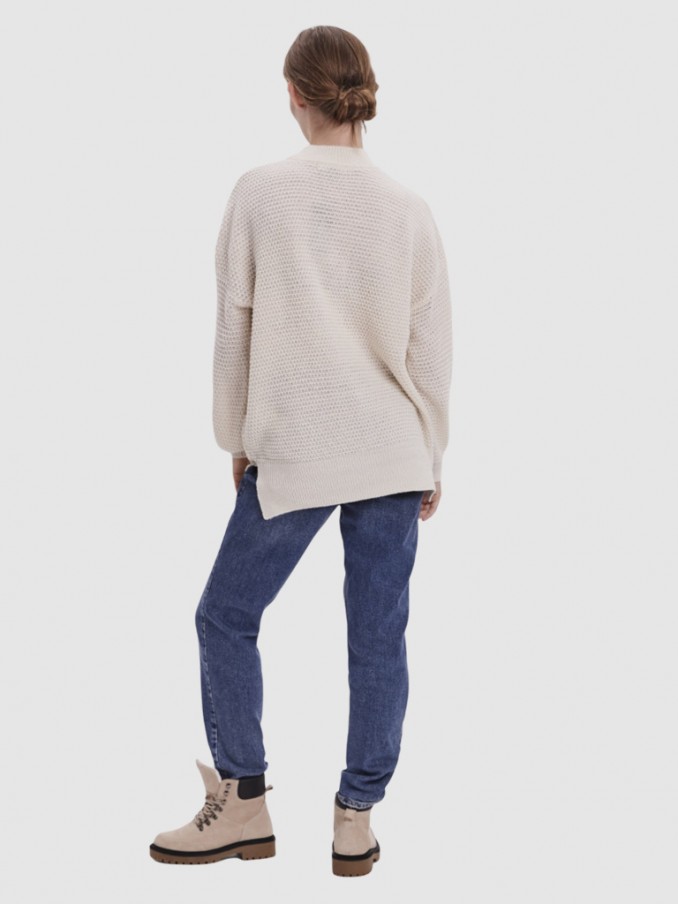 Prendas de Punto Mujer Crema Vero Moda