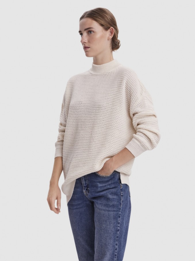 Prendas de Punto Mujer Crema Vero Moda