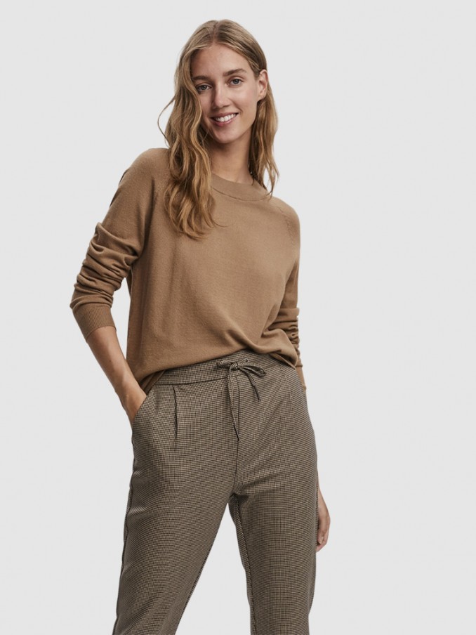 Knitwear Woman Camel Vero Moda