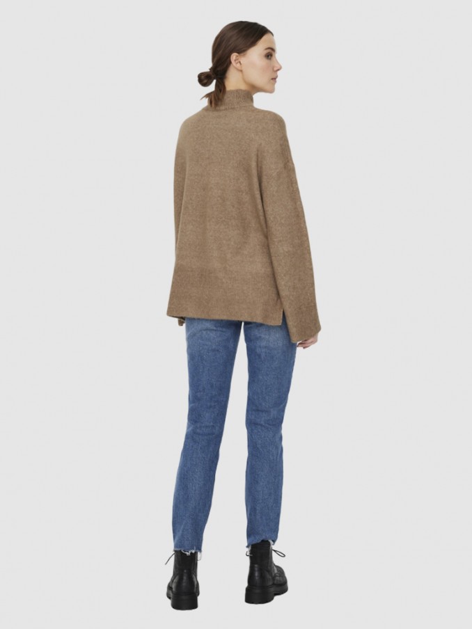 Prendas de Punto Mujer Marrón Vero Moda