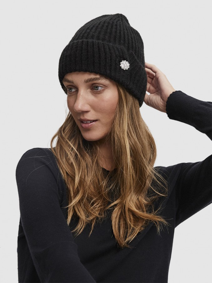 Gorro Mujer Negro Vero Moda