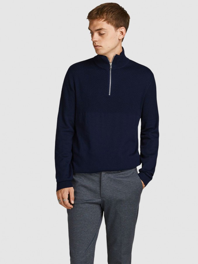 Knitwear Man Navy Blue Jack & Jones