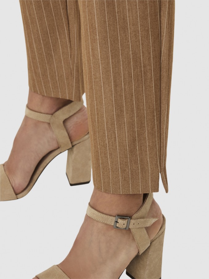 Pantalones Mujer Camello Vero Moda