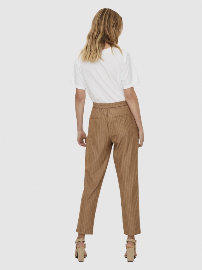 Pantalones Mujer Camello Vero Moda