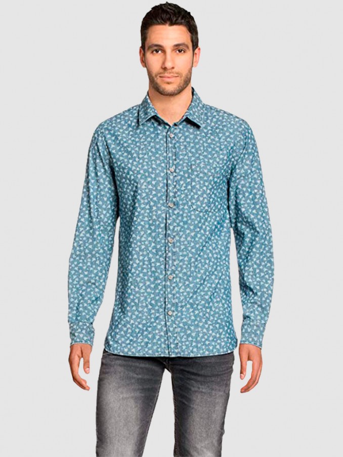 Camisa Hombre Jeans Ligeros Jack & Jones