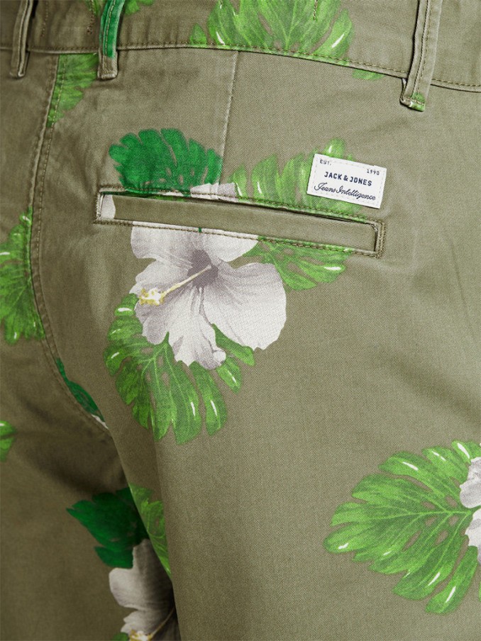 Pantalones Cortos Hombre Verde Jack & Jones