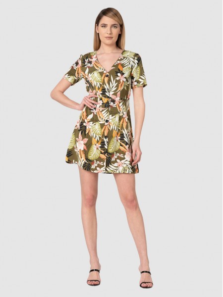 Dress Woman Green Only Dress Woman Green Only