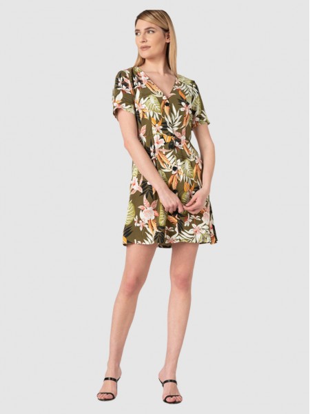 Dress Woman Green Only Dress Woman Green Only