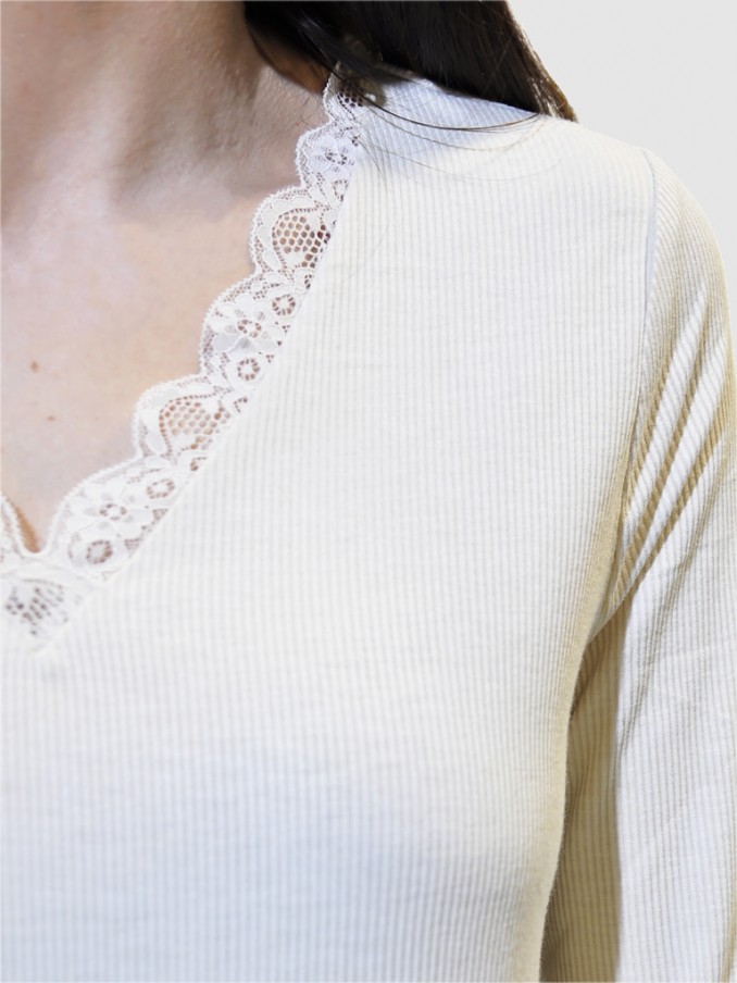Prendas de Punto Mujer Beige Vero Moda