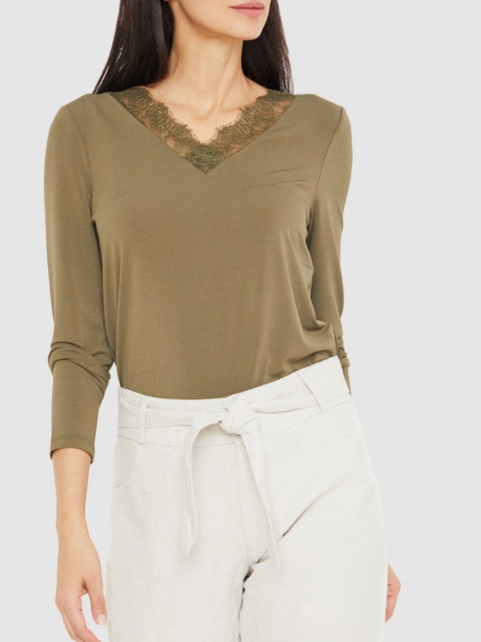 Prendas de Punto Mujer Verde Vero Moda