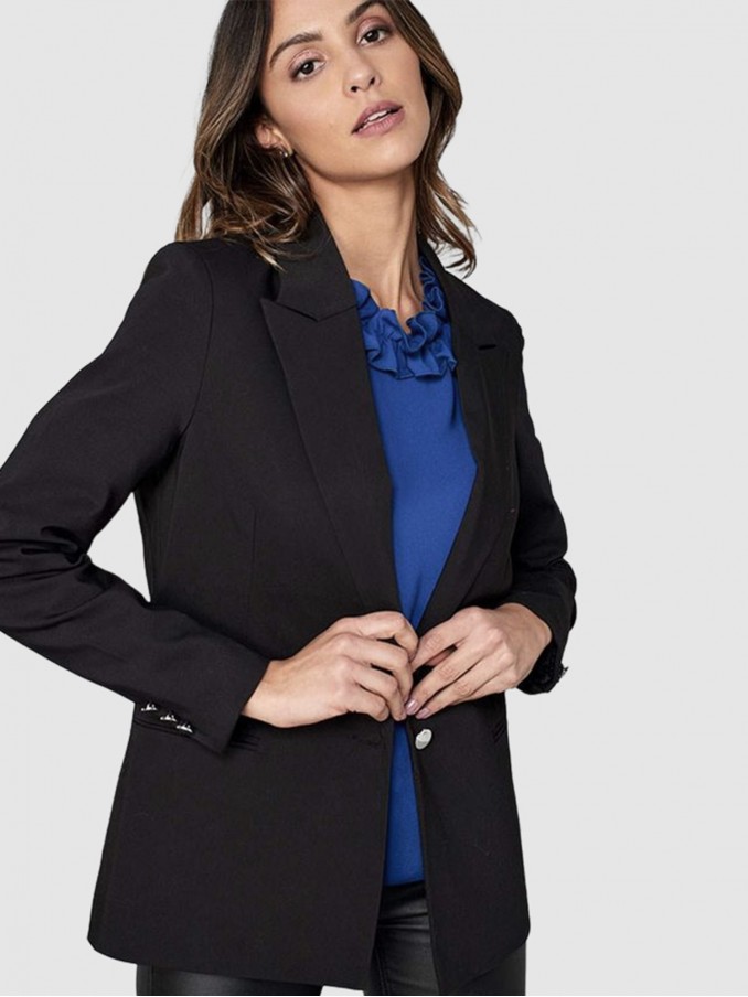 Blazer Mujer Negro Vero Moda