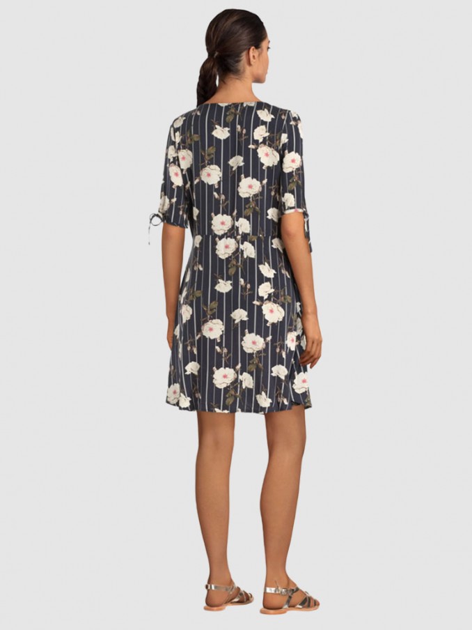 Vestido Mujer Azul Marino Vero Moda