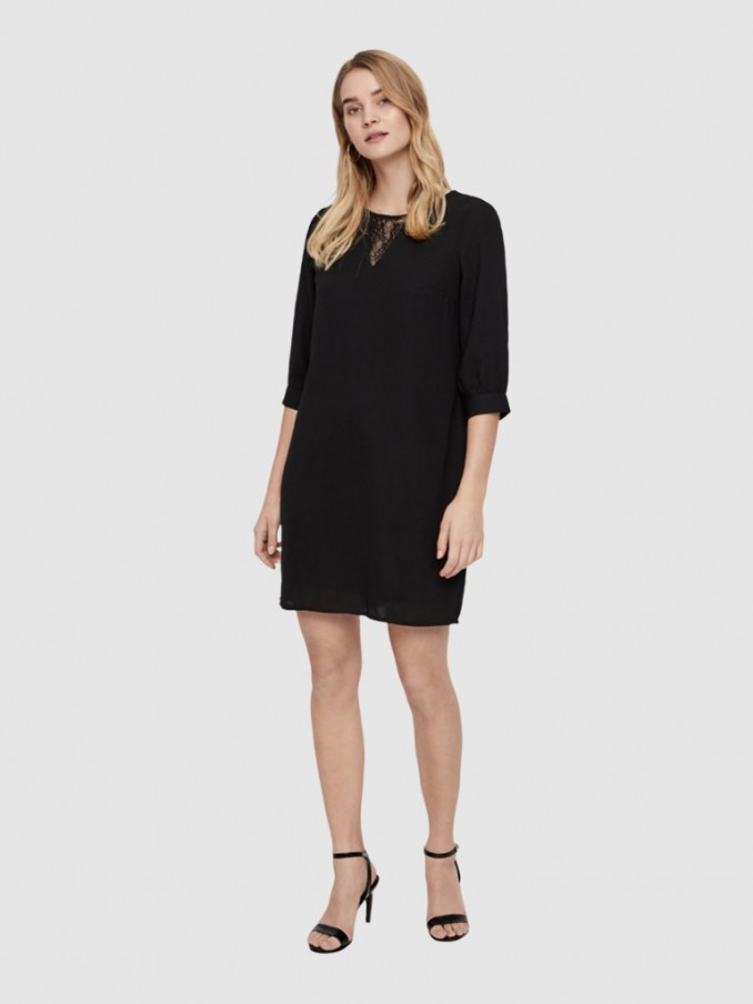 Vestido Mujer Negro Vero Moda