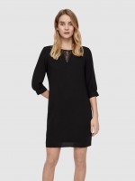 Vestido Mujer Negro Vero Moda Vestido Mujer Negro Vero Moda