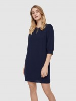 Vestido Mujer Azul Marino Vero Moda Vestido Mujer Azul Marino Vero Moda