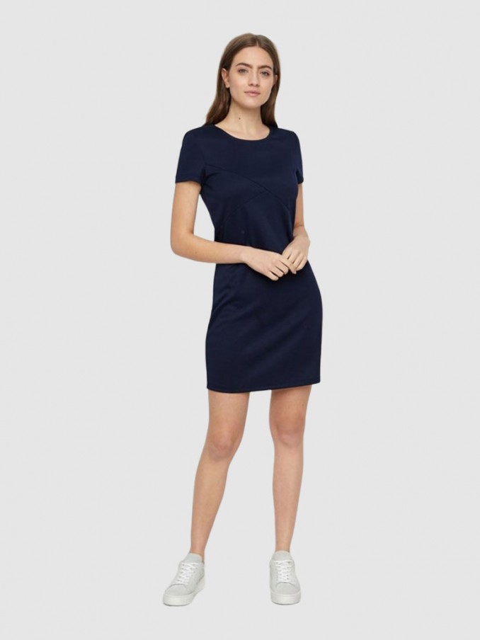 Vestido Mujer Azul Marino Vero Moda