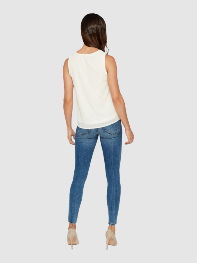 Blusa Mujer Crema Vero Moda