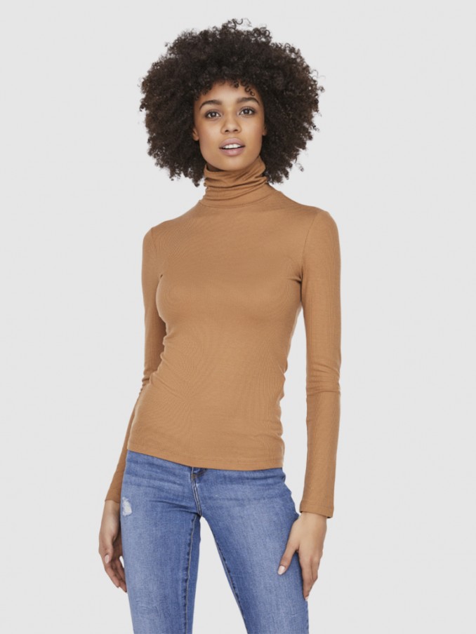 Knitwear Woman Camel Vero Moda