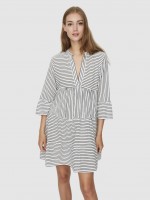 Vestido Mujer Raya Negra Vero Moda Vestido Mujer Raya Negra Vero Moda