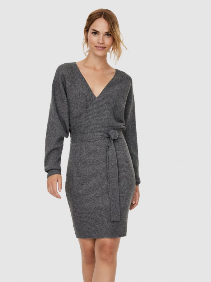 Vestido Mujer Gris Vero Moda
