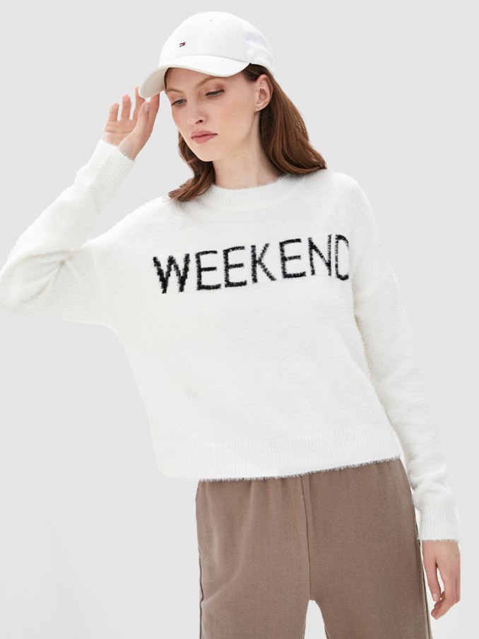 Knitwear Woman White Only
