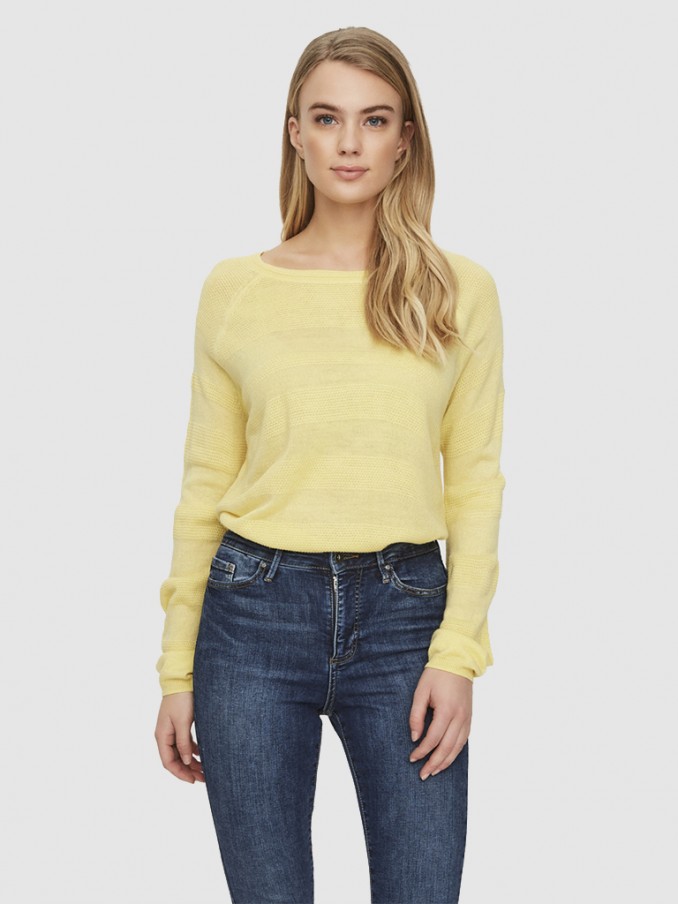 Knitwear Woman Yellow Vero Moda