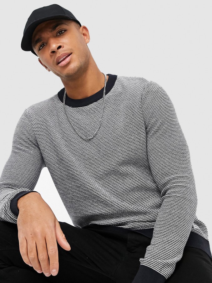 Knitwear Man Navy Blue Jack & Jones