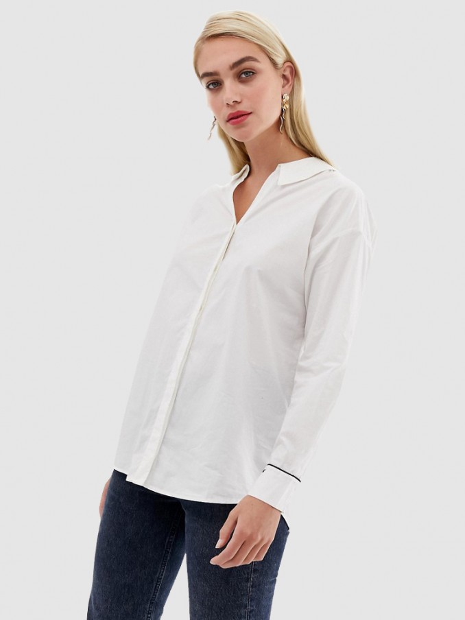 Camisa Mujer Crema Vero Moda