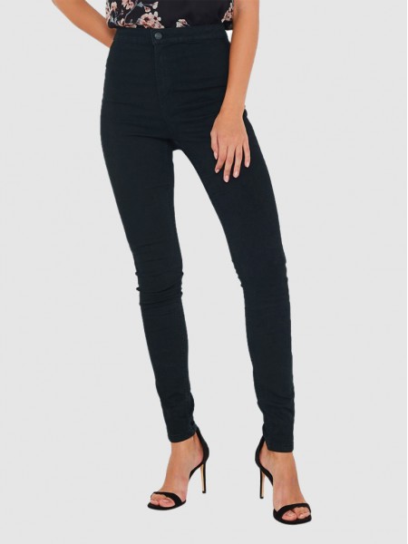 Pants Woman Dark Jeans Vero Moda