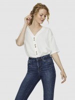 Blusa Mujer Blanco Vero Moda Blusa Mujer Blanco Vero Moda
