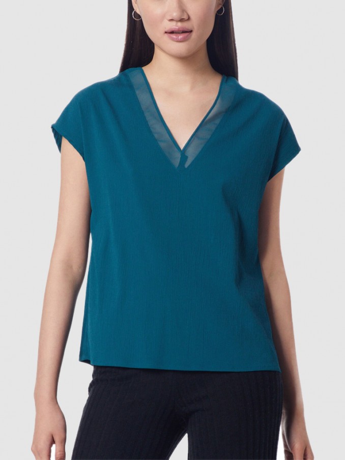 Shirt Woman Dark Green Vero Moda