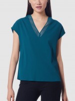 Shirt Woman Dark Green Vero Moda Shirt Woman Dark Green Vero Moda