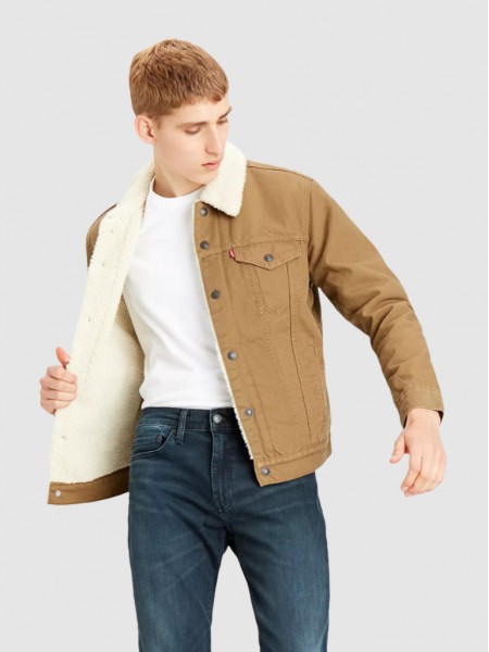 Jacket Man Brown Levis