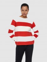 Prendas de Punto Mujer Raya Roja Vero Moda Prendas de Punto Mujer Raya Roja Vero Moda