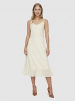 Vestido Mujer Beige Vero Moda Vestido Mujer Beige Vero Moda