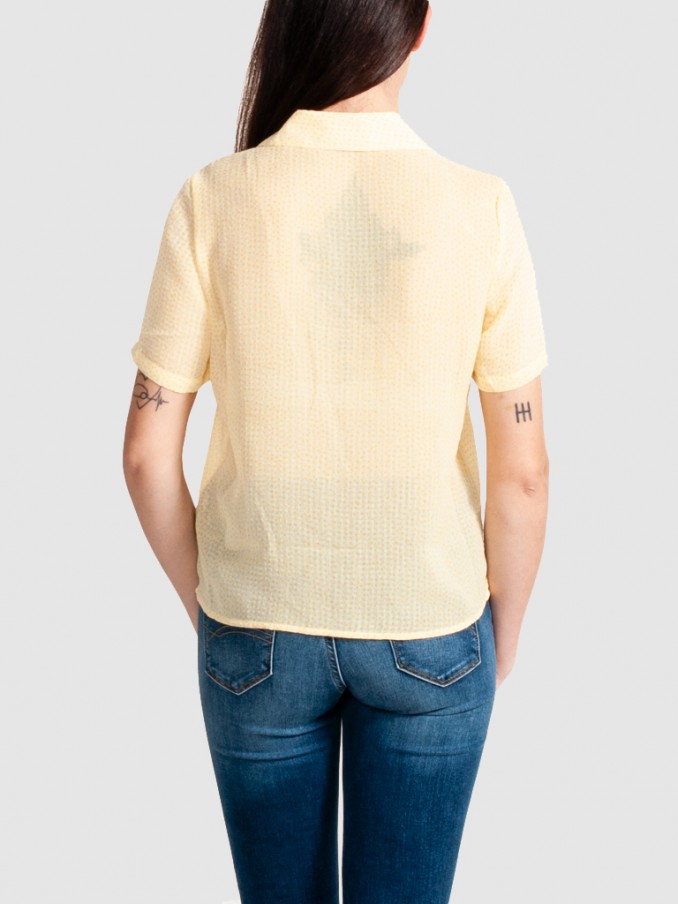 Camisa Mujer Amarillo Vero Moda