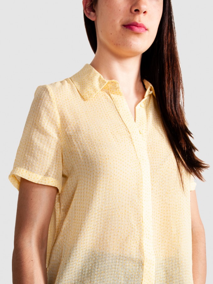 Camisa Mujer Amarillo Vero Moda