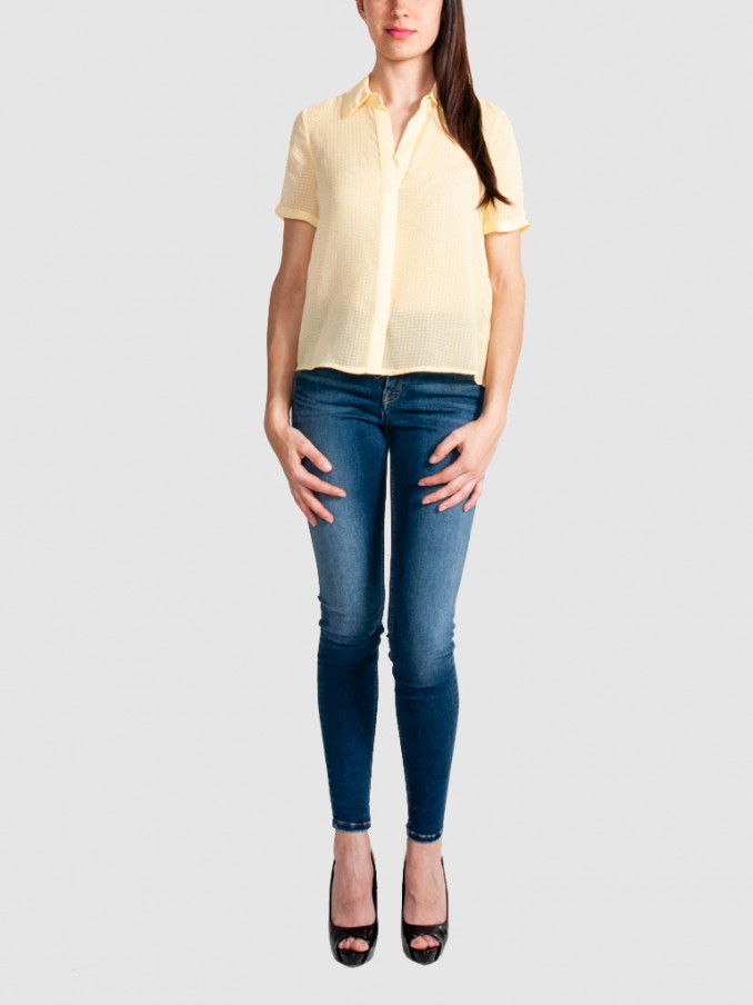 Camisa Mujer Amarillo Vero Moda