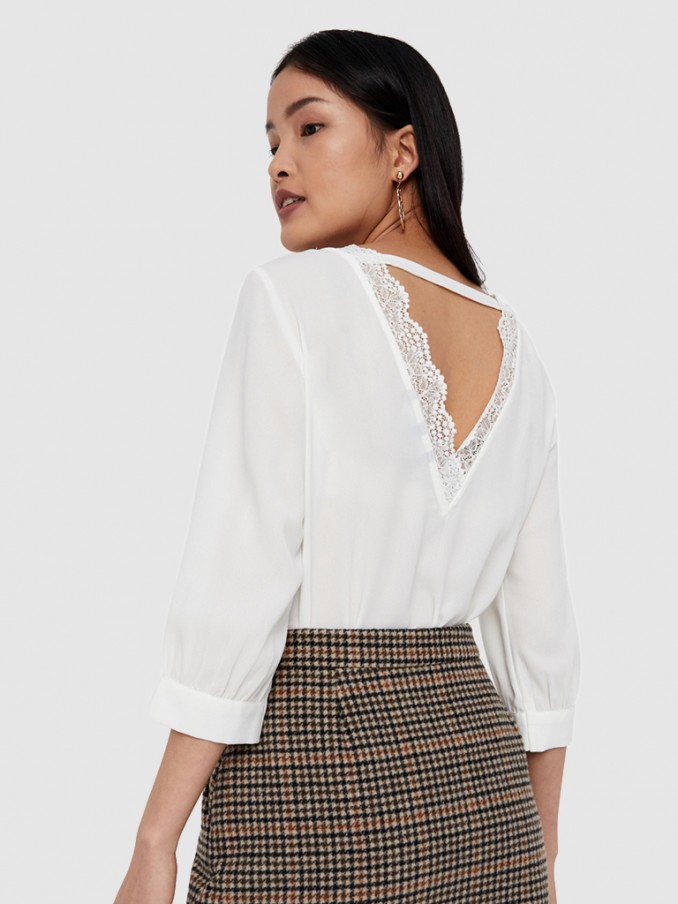 Blusa Mujer Blanco Vero Moda