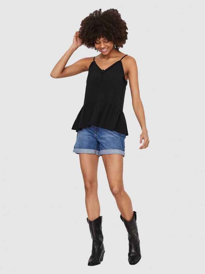 Shirt Woman Black Vero Moda