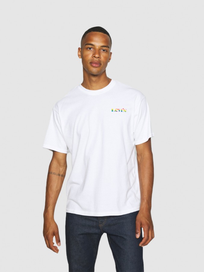 T-Shirt Man White Levis - 873730006  | Mellmak