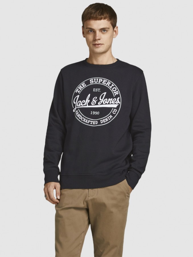 Sweatshirt Man Black Jack & Jones