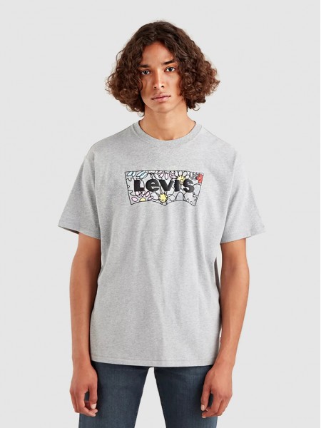 T-Shirt Man Grey Levis