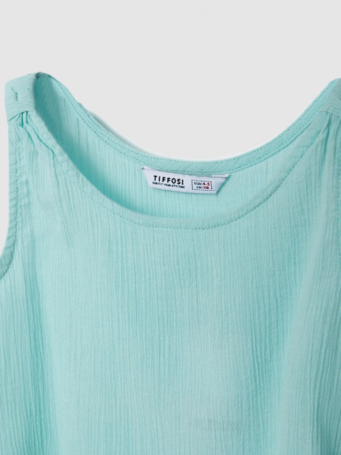 Shirt Girl Green Water Tiffosi Kids