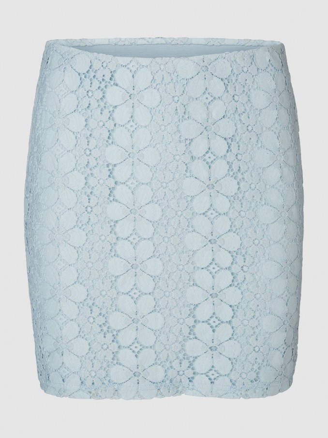 Falda Mujer (Azul Bebe Vero Moda