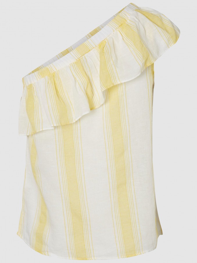 Blusa Mujer Amarillo Vero Moda